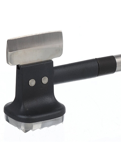 Топор кухонный Satoshi, Альфа, топорик, нержавеющая сталь, рукоятка нержавеющая сталь, навеска, 882-265