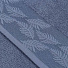 Полотенце банное 70х140 см, 100% хлопок, 500 г/м2, Перо, Barkas, серо-синее, Узбекистан - фото 5