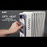 Радиатор масляный Ballu, Cube, 7 секций, напольный, 1.5 кВт, 20 м2, BOH/CB-07W - видео 2