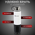 Термос нержавеющая сталь, 0.8 л, Daniks, колба нержавеющая сталь, черно-белый, SL-098-1 - фото 5