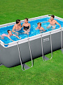 Бассейн каркасный Bestway, 412х201х122 см, Power Steel, 56457, фильтр-насос, лестница, 8124 л, ремкомплект - фото 6