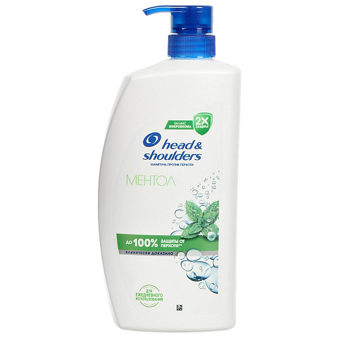Шампунь Head &amp; Shoulders, Ментол, против перх, 1000 мл