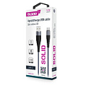 Кабель USB, OLMIO, Solid, Type-C, 2.1 А, 1.2 м, серый, 039050 - фото 2