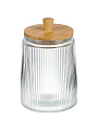 Банка 1.3 л, 12х12х19 см, с бамбуковой крышкой, Daniks, Pump - фото 4