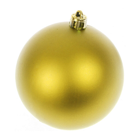 Елочный шар Snowmen, 6 шт, золотой, 6 см, матовый, ЕК0064