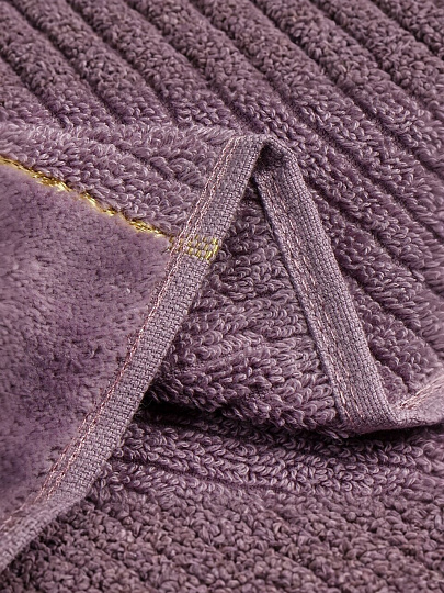 Полотенце банное 50х90 см, 100% хлопок, 500 г/м2, Оксфорд, пыльно-сиреневое, Узбекистан, 531155090