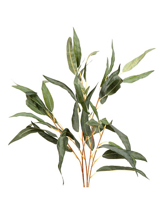 Цветок искусственный декоративный Ветвь эвкалипт, 100 см, в ассортименте, Y4-5267