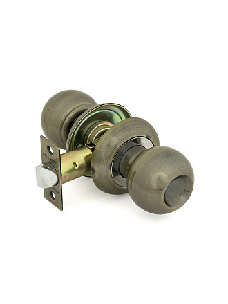 Защелка врезная, Palladium, 609 AB PS, 109874, пустая, античная бронза