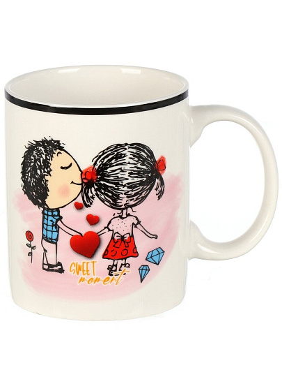 Кружка керамика, 330 мл, Y4-8067, в ассортименте