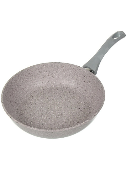 Сковорода алюминий, 28 см, антипригарное покрытие, Vari, Прованс, серо-сиреневый камень, PRV30128