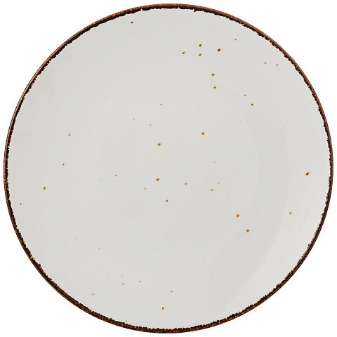 Тарелка закусочная, фарфор, 22.5 см, круглая, Nature, Bronco, 263-1024