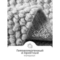Плед 1.5-спальный, 130х180 см, 100% полиэстер, Теплые объятия, серый, A120015 - фото 9
