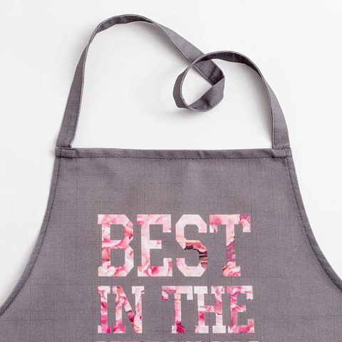 Фартук «Этель» Best in the kitchen 60х70 см, 100% хлопок, репс 210 г/м2, 6581924