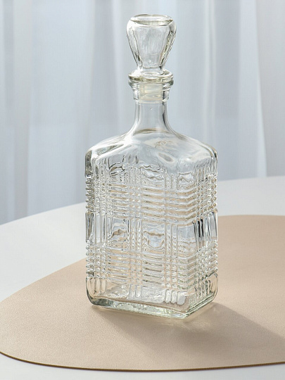 Графин стекло, 0.5 л, Декостек, Скотч, 1164