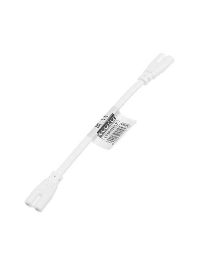 Коннектор гибкий, для двух светильников, T5, 15см, белый, Ecola, LED linear, LT5R02ELT