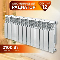Радиатор алюминий, 350х80 мм, Tropic, 12 секций, 7601.057 - фото 3