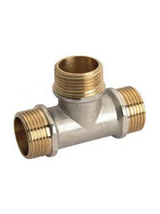 Тройник 1/2'', ш-ш-ш, латунь, Frap