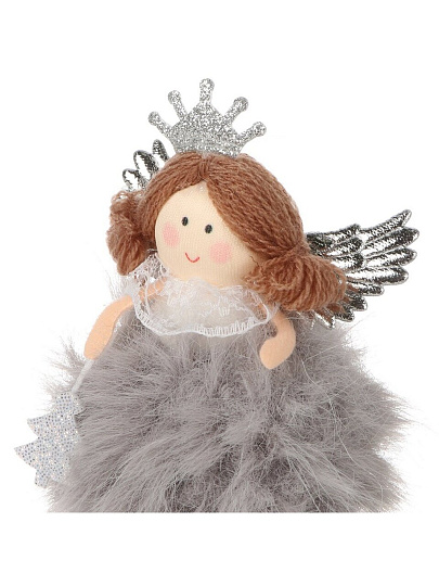 Фигурка декоративная Принцесса, 20 см, дымчато-серая, Y4-9411