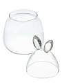 Ваза для конфет стекло, с крышкой, 0.8 мл, 11.4х19.5 см, Bunny, Glasserie, GL303 - фото 4