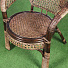 Мебель садовая Флоренция Мини, бежево-шоколадная, стол, 80.5х81х76 см, 2 кресла, подушка шоколадная, 110 кг, IND07WG - фото 5