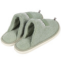 Тапки для женщин, зеленые, р. 38-39, закрытые, мех, A210062 - фото 2