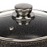 Ковш алюминий, антипригарное покрытие, 1.6 л, крышка стекло, бакелитовая ручка, Гардарика, Мегалит 18, 1616-18-10 - фото 2