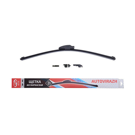 Щетка стеклоочистителя Autovirazh, бескаркасная, 21&quot;/53 см, AV-155Y, AV-002115