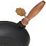 Сковорода чугун, 24 см, Maysternya, T302C3, с крышкой, с деревянной ручкой, индукция - фото 8