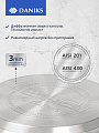 Кастрюля нержавеющая сталь, 1 л, крышка стекло, Daniks, GS-01311-14CA/SD-514, индукция - фото 7