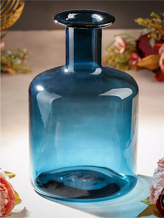 Ваза стекло, настольная, 28х17 см, Y6-10014