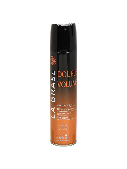 Лак для волос La Grase, Double Volume, 250 мл