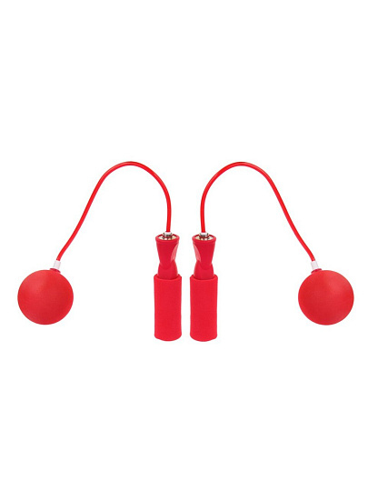 Скакалка беспроводная, d5мм, утяжелители d6.5см, 608Z, PP, PVC, EVA, в ассортименте, SilaPro, 190-023