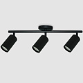Светильник на основании General Lighting Systems, Башня, 50 Вт, GU10, 3 шт, IP20, d5.5х10х10 см, Спот, черный, 661837 - фото 3