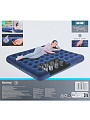 Матрас надувной Bestway, 203х183х22 см, 67004/030443BW, без насоса, флокированный, ортопедический, особопрочный, 300 кг - фото 11