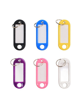 Бирка для ключей Аллюр, комплект 6 шт, блистер, 13 718