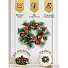 Венок рождественский 30 см, с украшением, SYHHA-031904 - фото 3