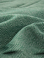 Плед 1.5-спальный, 150х200 см, 5% хлопок, 60% полиэстер, 20% ПАН, Vladi, Милан, белый, зеленый, рап.1 - фото 6