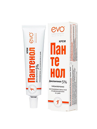 Крем для тела, Evo, Пантенол, 46 мл, универсальный, в футляре