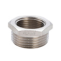Футорка 1&amp;quot;x1&amp;quot; 1/2, DN 25х15, ш-г, никель, внутренняя/наружная, РМС