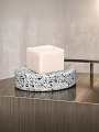Мыльница настольная, Zenfort, Granite, керамика, 3x11.3x8.5 см, 106670