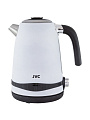 Чайник электрический JVC, JK-KE1730 white, 1.7 л, 2200 Вт, скрытый нагревательный элемент, нержавеющая сталь
