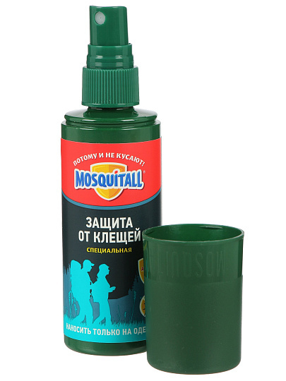 Репеллент от клещей, спрей, Mosquitall, Спец.защита от клещей, 100 мл