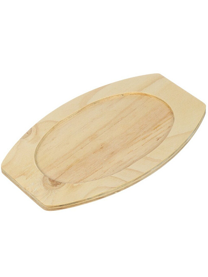 Сковорода чугун, 26.3х17х1 см, с подставкой, Y4-8874