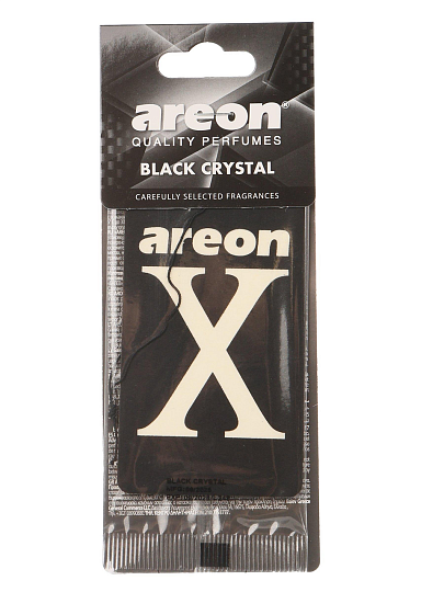 Ароматизатор в машину подвесной, сухой, Areon, X-Version Черный лед, 704-AXV-011