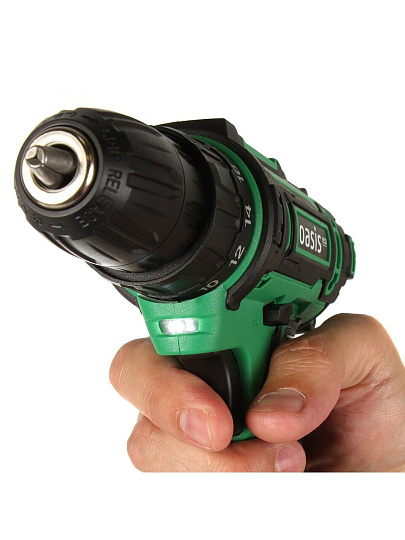 Дрель-шуруповерт аккумуляторный, Oasis, 18 В, картонная коробка, ASB-18S Eco