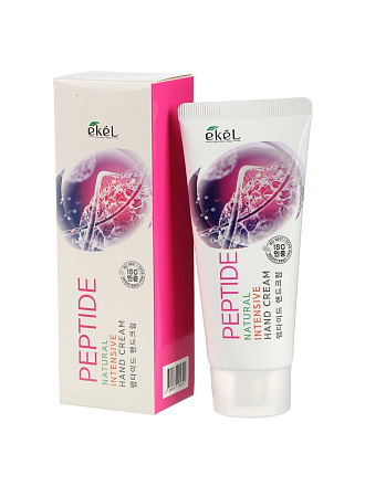 Крем для рук, Ekel, 100 мл, восстанавливающий, с пептидами