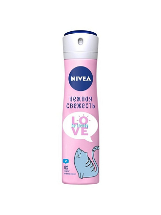 Дезодорант Nivea, Love Be Trendy Нежная свежесть, для женщин, спрей, 150 мл