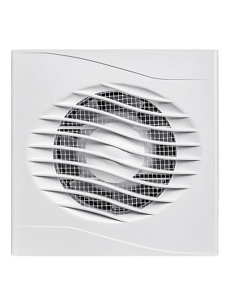 Вентилятор вытяжной настенный, Event, установочный диаметр 100 мм, 13 Вт, 130 м³/ч, обратный клапан, Волна, 100Сок