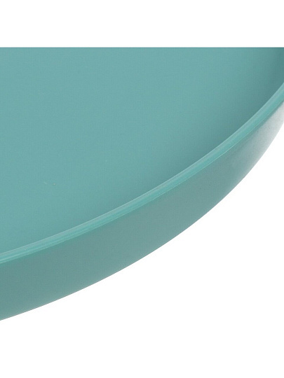 Поднос пластик, 29 см, круглый, зеленый, Y4-8073