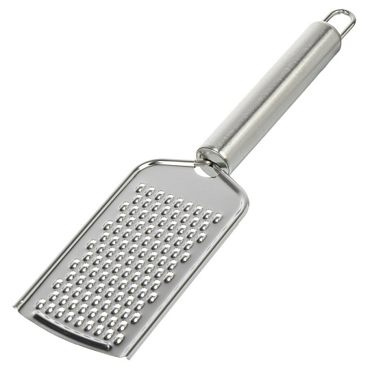 Терка ручная 24.5 см, нержавеющая сталь, рукоятка нержавеющая сталь, Daniks, Classic, S-DC12-KT1119-28A